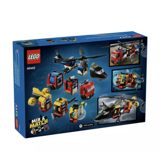 LEGO 60462 City Helicopter, Fire Truck and Submarine Remix Building Sets (LEGO-60462)
