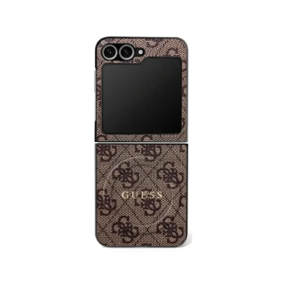 Guess 4G Leather Magsafe Samsung Galaxy Z Flip 7 Phone case (GUHMZF7P4MSEGCW)