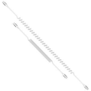 4smarts USB-C Spiral Data and Charging Cable 1.35cm / 100W / White (541600)