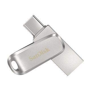SanDisk Ultra Dual Drive Luxe USB flash drive 32 GB USB Type-A / USB Type-C 3.2 Gen1 Stainless steel (SDDDC4-032G-G46)