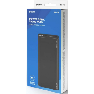 Savio BA-05 Power Bank 20000 mAh / 20W (BA-05)