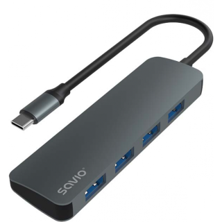Savio AK-53 USB Hub 4-Port USB-C 3.1 Gen 1 (AK-54)