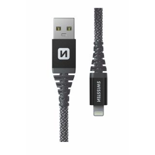 Swissten Kevlar Data Cable USB / Lightning 1.5m / 60w (71543010)