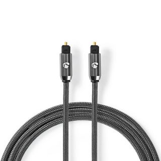 NEDIS CATB25000GY10 TosLink Optical audio Cable 5m (CATB25000GY50)