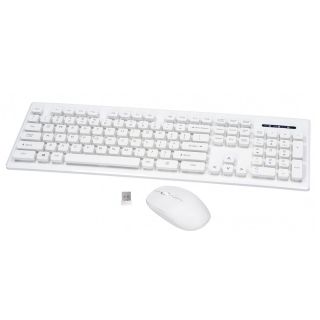 Rebeltec WHITERUN Wireless Set Keyboard + Mouse (RBLKLA00032)