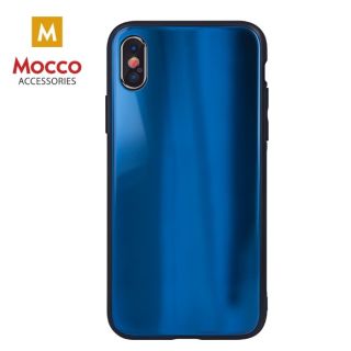 Mocco Aurora Glass Silicone Back Case for Apple iPhone 6 Plus / 6S Plus Blue (MC-TR-AUR-IPH6PL-BL)