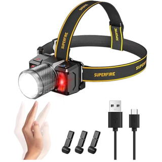 Superfire HL25 Headlight 700lm / 15W / 2400mAh (HL25)