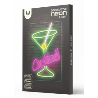Forever Light FPNE02X COCKTAILS Neon LED Sighboard (FPNE02X)