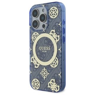 Guess IML Peony On 4G Background MagSafe Back Case for Apple iPhone 16 Pro Max (GUHMP16XH4PYEEB)