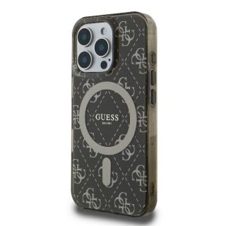 Guess IML 4G Background MagSafe Back Case for Apple iPhone 16 Pro Max (GUHMP16XH4DTEW)