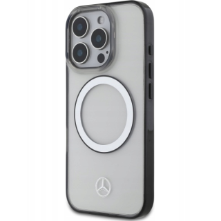 Mercedes Printed logo MagSafe Back Case for Apple iPhone 16 Pro (MEHMP16L23HUOKC)