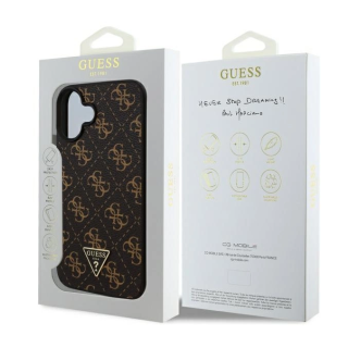 Guess New 4G Triangle Back Case for Apple iPhone 16 Plus (GUHCP16MPG4GPK)