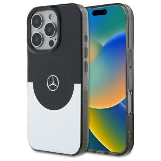 Mercedes Double Layer BiColor MagSafe Back Case for Apple iPhone 16 Pro Max (MEHMP16X23HBIGK)