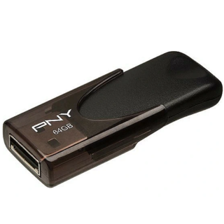 PNY Technologies Attache 4 Flash Memory 64GB (FD64GATT4-EF)