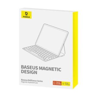 Baseus Brilliance case with keyboard for Apple iPad 10.2 (2019/2020/2021) / QWERTY / Type-C (P40112602111-01)