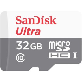SanDisk Ultra Light microSDHC 32GB 100MB/s Class 10 Memory card (SDSQUNR-032G-GN3MN)