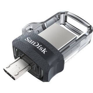 SanDisk Ultra Dual M.3 USB 3.0 128GB Memory Card (SDDD3-128G-G46M)