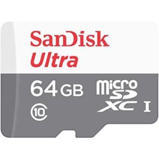 SanDisk Ultra microSDXC 64GB Memory card (SDSQUNR-064G-GN3MNW)