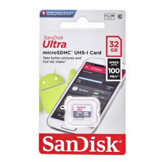 SanDisk Ultra Light microSDHC 32GB 100MB/s Class 10 Memory card (SDSQUNR-032G-GN3MN)