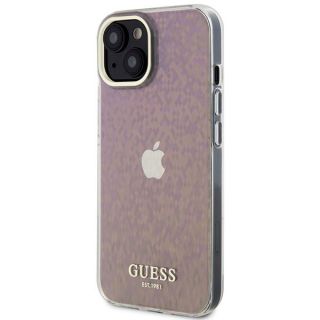 Guess IML Faceted Mirror Disco Iridescent Case for iPhone Apple 15 (GUHCP15SHDECMP)