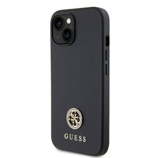 Guess Strass Metal Logo Back Case for Apple iPhone 15 Plus (GUHCP15MPS4DGPK)