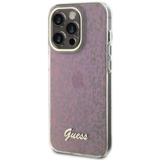 Guess IML Faceted Mirror Disco Iridescent Case for iPhone Apple 15 Pro Max (GUHCP15XHDECMP)