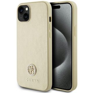 Guess Strass Metal Logo Back Case for Apple iPhone 15 (GUHCP15SPS4DGPD)