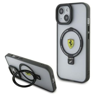 Ferrari Ring Stand MagSafe Back Case for Apple iPhone 15 (FEHMP15SUSCAH)
