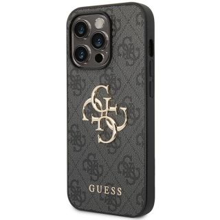 Guess 4G Big Metal Logo Back Case for Apple iPhone 15 Pro (GUHCP15L4GMGGR)