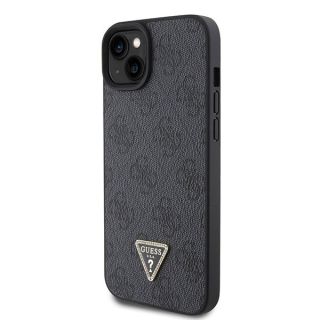 Guess Leather 4G Diamond Triangle Back Case for Apple iPhone 15 (GUHCP15SP4TDPK)