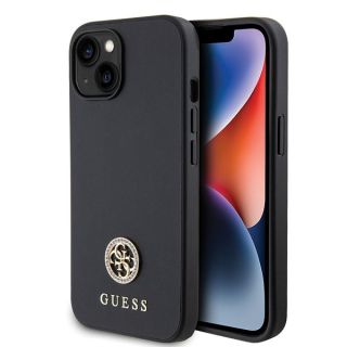 Guess Strass Metal Logo Back Case for Apple iPhone 15 Plus (GUHCP15MPS4DGPK)