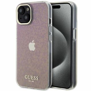 Guess IML Faceted Mirror Disco Iridescent Case for iPhone Apple 15 (GUHCP15SHDECMP)