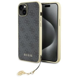 Guess 4G Charms Collection Back Case for Apple iPhone 15 Plus (GUHCP15MGF4GGR)