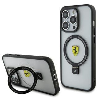 Ferrari Ring Stand MagSafe Back Case for Apple iPhone 15 Pro (FEHMP15LUSCAH)