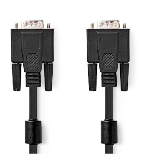 Nedis Adapter to Transfer VGA (M) to VGA (M) 10m Black (CCGP59000BK100)