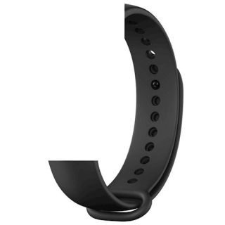 Devia Silicone Strap for Xiaomi Mi Band 5 / Mi Band 6 / Black (F0126DS)