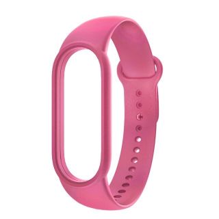 Devia Silicone Strap for Xiaomi Mi Band 5 / Mi Band 6 / Pink (F0713DS)