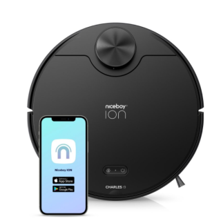 Niceboy ION Charles i9 Robotic Vacuum Cleaner (CHARLES-I9-BK)