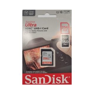 Sandisk Ultra SDXC 256GB Memory Card (SDSDUNC-256G-GN6IN)