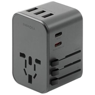 Energea TravelWorld Adapter USB-C PD Universal Adapter 35W (TWA35-GUN)