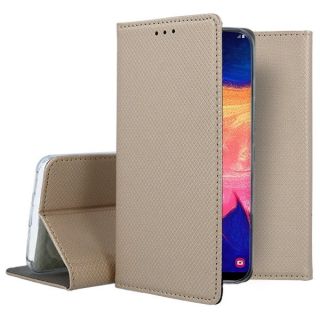 Mocco Smart Magnet Book Case For Samsung Galaxy S20 Ultra Gold (MC-MAG-SA-S11U-GO)