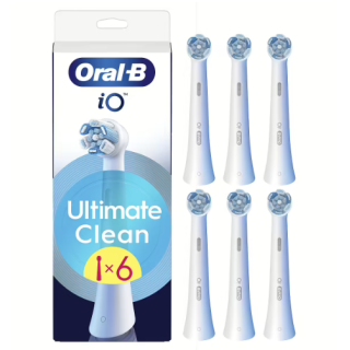 Braun Oral-B UltimateClean Electric Toothbrush Replacement Heads 6 pcs (IOUC-6WHITE)