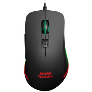 Mars Gaming MM118 Gaming Mouse with Additional Buttons / RGB / 400 - 9800 DPI / USB / Black (MM118)