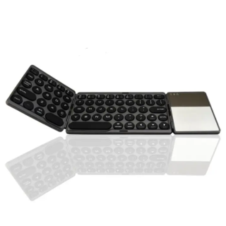 RoGer B033 Compact Bluetooth keyboard with touchpad (B033-BK)