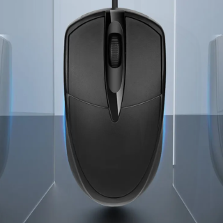 RoGer M045 Wired Mouse 1.5m / USB / 1000 DPI (M045-BK)