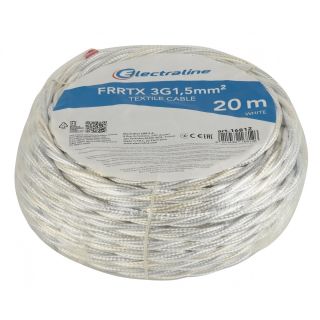 Electraline 16812 FRRTX Textile cable 3G1.5mm² / 20m (ITR-16812)