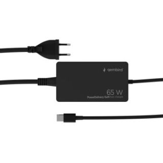 Gembird USB Type-C Laptop Charger 65W (NPA-AC-PDQC65-01)