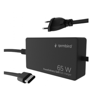 Gembird USB Type-C Laptop Charger 65W (NPA-AC-PDQC65-01)
