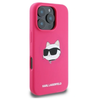 Karl Lagerfeld KLHMP16XSCHPPLF Back Case for Apple iPhone 16 Pro Max (KLHMP16XSCHPPLF)