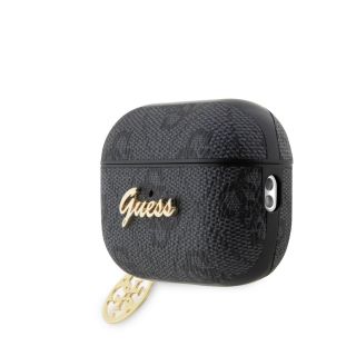 Guess 4G Script PC/PU Charm Case for AirPods Pro 2 / Black (GUAP2G4GSMK)